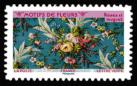 timbre N° 1990, Motifs de fleurs