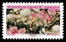 timbre N° 1992, Motifs de fleurs