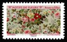 timbre N° 1997, Motifs de fleurs