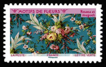  Motifs de fleurs <br>Roses et muguet