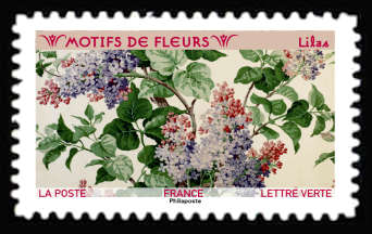  Motifs de fleurs <br>Lilas