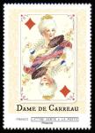 timbre N° 2204, Cartes à jouer «collection Louis XV»
