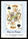 timbre N° 2210, Cartes à jouer «collection Louis XV»