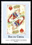 timbre N° 2211, Cartes à jouer «collection Louis XV»