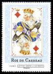 timbre N° 2212, Cartes à jouer «collection Louis XV»