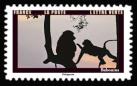 timbre N° 2104, Les animaux au crépuscule