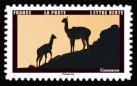 timbre N° 2106, Les animaux au crépuscule