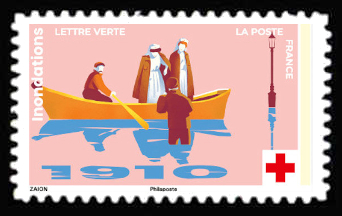  Croix-Rouge française, 160 ans <br>1910 - inondations