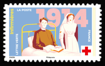  Croix-Rouge française, 160 ans <br>1914 - infirmière
