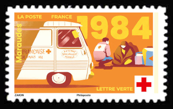  Croix-Rouge française, 160 ans <br>1984 - maraudes