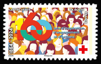  Croix-Rouge française, 160 ans <br>1864-2024 - 160 ans d'inspiration, d'engagement et d'action