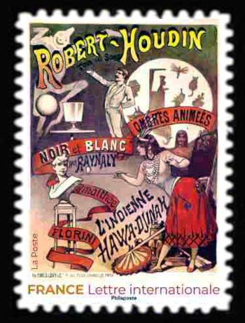  La magie de Robert-Houdin <br>Robert Houdin, noir et blanc, ombres animées, l'indienne