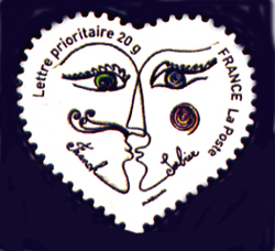 timbre N° 148, Coeur 2008