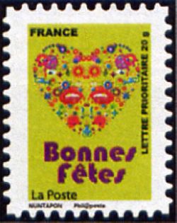 timbre N° 243 / 4312, Bonnes fêtes