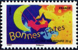 timbre N° 249 / 4318, Bonnes fêtes