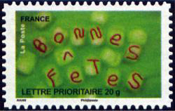timbre N° 250 / 4319, Bonnes fêtes