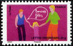 timbre N° 252 / 4321, Bonnes fêtes