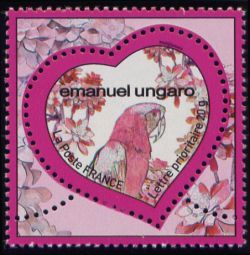 timbre N° 265, Coeur 2009 Emanuel Ungaro