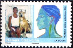 timbre N° 274, Femme du monde