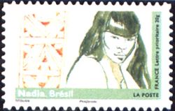 timbre N° 285, Femme du monde