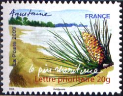timbre N° 309, Flore des régions