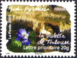 timbre N° 312, Flore des régions