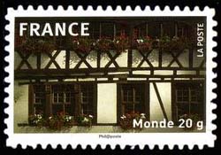  La France en timbre <br>La maison des tanneurs à Strasbourg