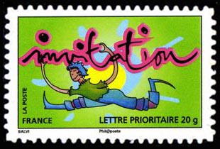 timbre N° 351, Invitation