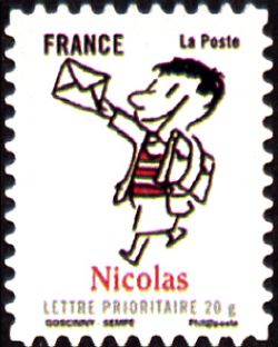 timbre N° 356, Sourire avec le petit Nicolas - Nicolas