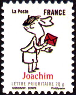 timbre N° 357, Sourire avec le petit Nicolas - Joachim