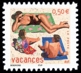  Timbre pour vacances 