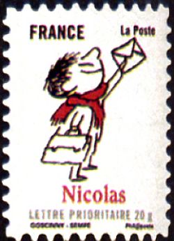 timbre N° 358, Sourire avec le petit Nicolas - Nicolas