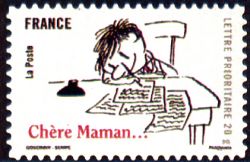 timbre N° 366, Sourire avec le petit Nicolas - Chère Maman…