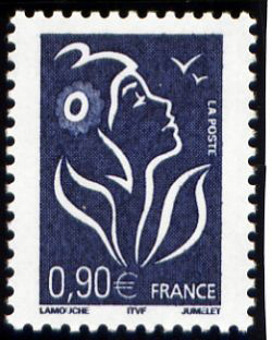 timbre 3802Ac PERSONNALISE' AUTOADHESIF MARIANNE/CONCORDE neuf** FRANCE 2006 