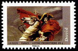 timbre N° 156 / 4138, Scéne de la vie œuvres de peintres célèbres