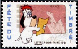 timbre N° 160, Fête du Timbre 2008 - Droopy et le loup