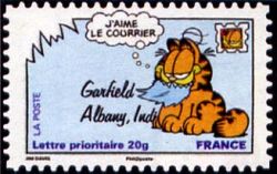 timbre N° 198 / 4275, Carnet «Sourires avec Garfield»