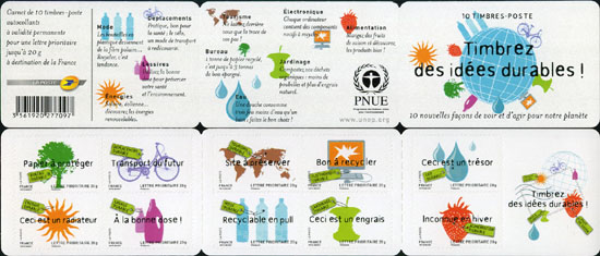 timbre N° BC183 / BC4205, Développement durable