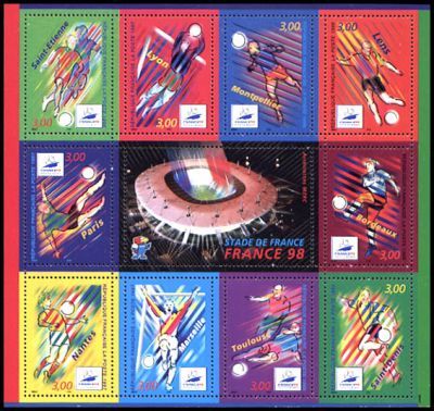 Carnet Commémoratif BC3140 France 98 Timbres neufs ** Année 1998 chez  philarama37