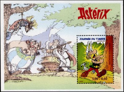 timbre Bloc feuillet N° 22, Journée du timbre Astérix