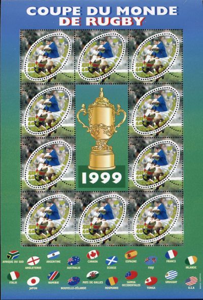 timbre N° 26, Coupe du monde de rugby 1999