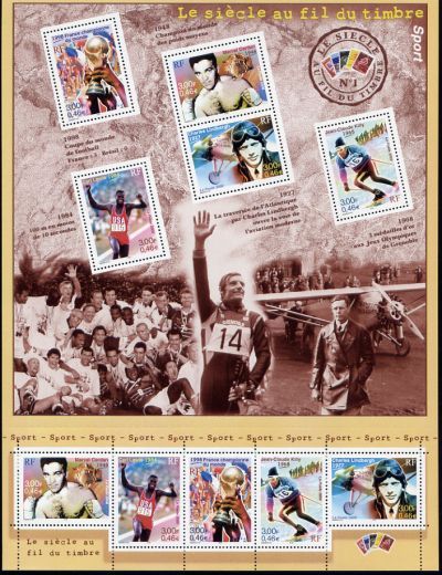 timbre Bloc feuillet N° 29, Le siècle au fil du timbre : Le port