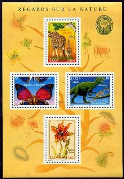 timbre N° 31, Nature de France : Faune et flore