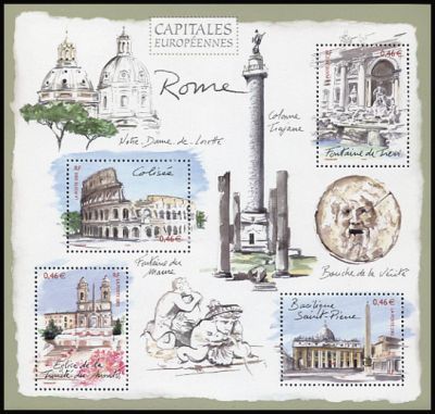 timbre N° 53, Capitales européennes : Rome