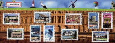timbre Bloc feuillet N° 61, La France à vivre