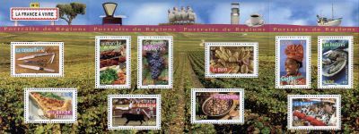 timbre Bloc feuillet N° 68, La France à vivre