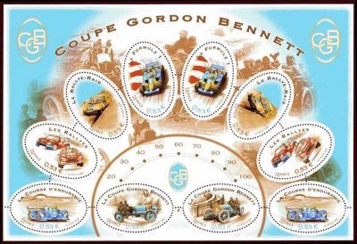 timbre N° 86, Coupe Gordon Bennett