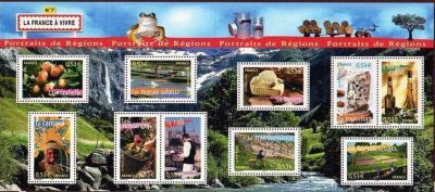 timbre N° 94, Portrait des régions. La France à vivre