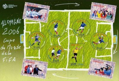 timbre Bloc feuillet N° 97, Coupe du monde de football 2006
