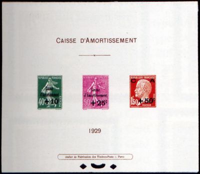  Depuis 1923 la Poste fait imprimer des épreuves de luxe pour chaque timbre émis. Ces épreuves officielles sont réservées aux hauts fonctionnaires et titulaires des hautes charges de l'état 